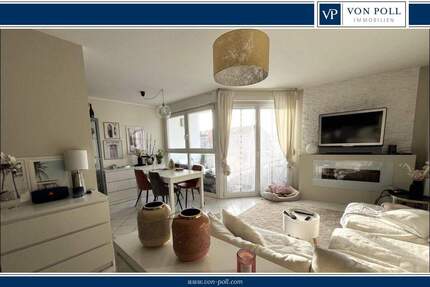 Modernes 2-Zimmer-Apartment, Fußbodenheizung, EBK, S-W Balkon, TG-Stellplatz in ruhiger Wohnlage - Mörfelden-Walldorf / Walldorf