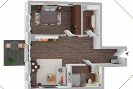 2 Zi. Wohnung mit rollstuhlgerechtem Bad (Innenstadt von Lingen) - Lingen (Ems)