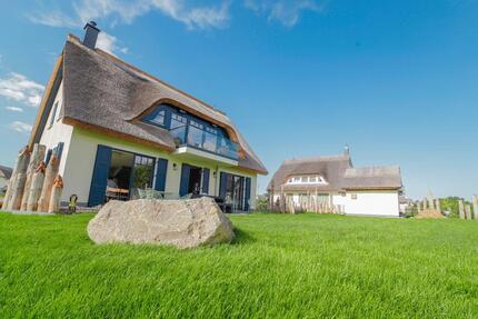 Reetdach Ferienhaus bei Stralsund mit Sauna 8 Personen | 157960 - Prohn