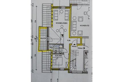 Rees, 2 Zimmer Dachgeschosswohnung