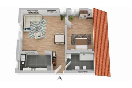 Wohnung zum Mieten in Löchgau 924,00 € 62 m²