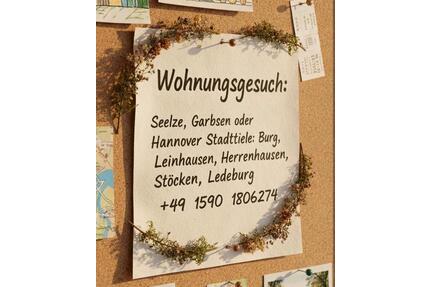 Wohnungsgesuch GarbsenSeelzeHannover