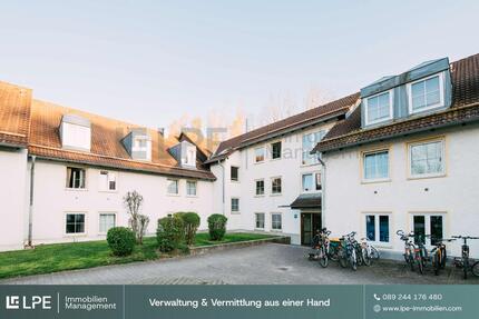 ⓁⓅⒺ 1‑Zimmer‑Apartment | München‑Riem | Teilmöbliert & mit Gartenmitbenutzung
