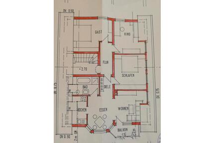 4,5-Zimmer-Wohnung im DG, 90 qm in Dankoltsweiler - Jagstzell