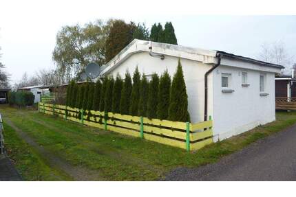 Holzhaus, Dauer-Wohnen oder Wochenendhaus auf Campingplatz - Tespe