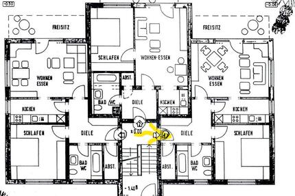 Erdgeschoss Eigentumswohnung - 180.000,00&nbsp;EUR Kaufpreis, ca.&nbsp; 64,50&nbsp;m&sup2; in Altenkirchen (Westerwald) (PLZ: 57610)