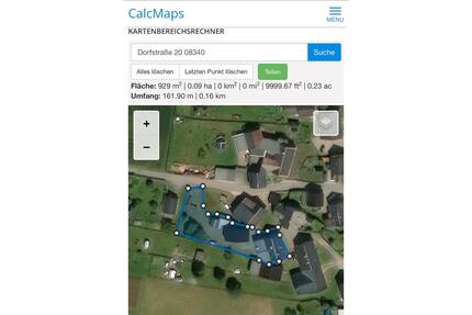 Großes Grundstück (929 m²) mit Wohnhaus - Schwarzenberg/Erzgebirge