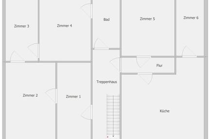Kauf: VB 42.999€, 6 Zi. Wohnung (120 m²) & separate Grünfläche - Odenbach