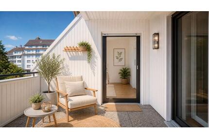 Geräumige 4-Zimmer-Dachterrassenwohnung mit WG-Potenzial in Augsb - Gersthofen