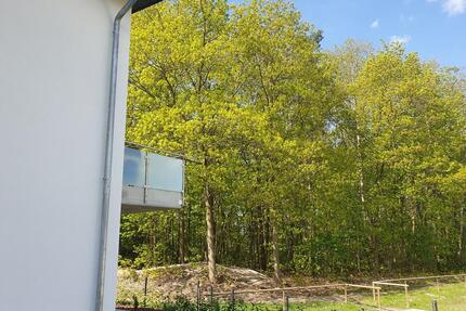 Neubau mit großem Balkon ins Grüne - Großzügige 3-Zimmer-Wohnung - Steinberg am See Oder