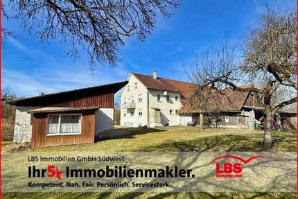 Bauernhaus mit Nebengebäuden auf knapp 6.000 m² Grundstück in traumhafter Randlage - Sauldorf Boll