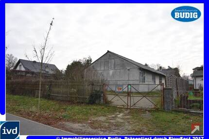 Baugrundstück mit ca. 180 m² großer Werkstatt - Petershagen-Eggersdorf