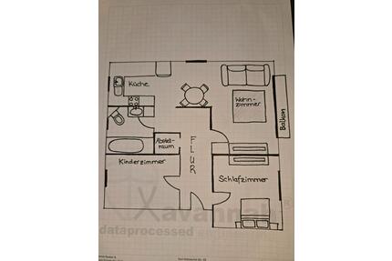 Moderne 3-Zimmer-Wohnung in Ansbach | komplett kernsaniert