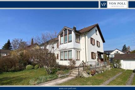 Ruhige, zentrumsnah gelegene Doppelhaushälfte mit großem Garten für die ganze Familie - Ebersberg