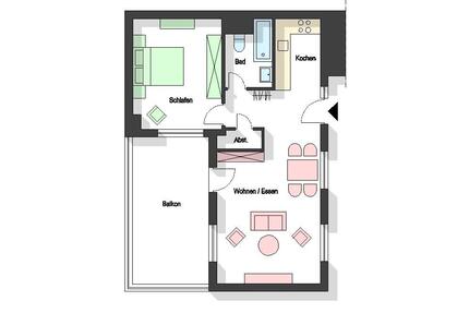 2-Zi- Hinterhof-Perle in der Wik - Kiel