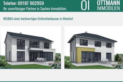 NEUBAU eines modernen Architektenhauses in Altenfurt - Nürnberg