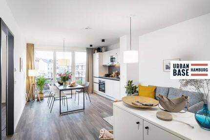 Komfort und Modernität: Vollmöbliertes 2-Zimmer-Apartment mit EBK, ALL-IN-MIETE, UVM. im Hamburger Münzviertel