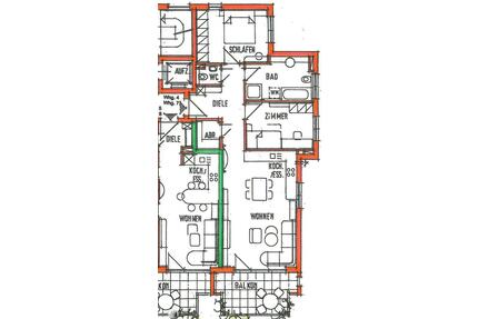 Neuwertige 3,5 Zimmer Wohnung 81m², ruhige Lage, in Seenähe - Friedrichshafen