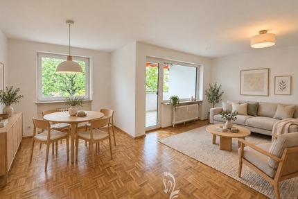 Altersgerecht - Aufzug, Loggia und Tiefgarage – gepflegte 3-Zimmer-Wohnung - Höchberg