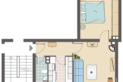 Renovierte 2-Zimmer-Wohnung in ruhiger Lage - Rendsburg