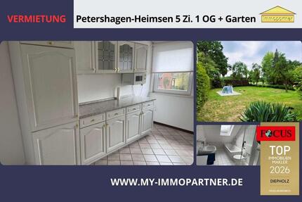Wohnen, wo Kinder noch draußen spielen: Großzügiges Mietangebot in ruhiger Wesernähe! - Petershagen