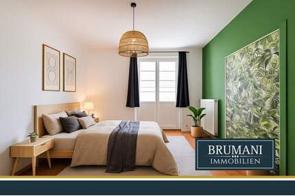 BRUMANI | Großzügige Altbauwohnung mit Echtholzdielen und zwei Balkonen in Toplage - Karlsruhe Mühlburg