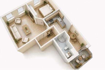 Wohnung zum Mieten in Stendal 438,21 € 51.44 m²