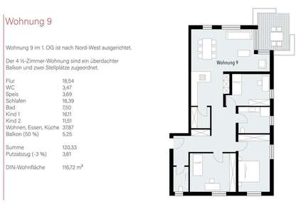 Wohnung zum Kaufen in Böbingen 476.000,00 € 116.72 m²