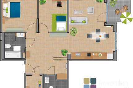 Wohnung zum Kaufen in Alsdorf Ofden 413.000,00 € 109 m² - Alsdorf / Ofden
