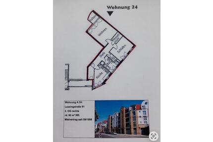 2 Raum Wohnung 90qm Stadtfeld Ost - Magdeburg Nordwest