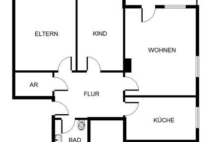 Wohnung zum Mieten in Gelsenkirchen 489,00 € 70.56 m²