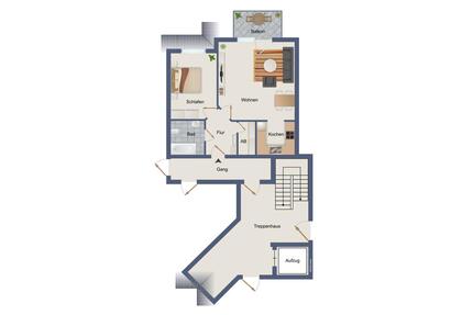 2-RW am Stadtrand von Parchim - 290,00&nbsp;EUR Kaltmiete, ca.&nbsp; 45,60&nbsp;m&sup2; in Parchim (PLZ: 19370)