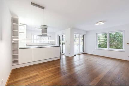 AIGNER - Stilvolle 4-Zimmer-Wohnung mit West-Loggia und Blick ins Grüne - München Untergiesing-Harlaching