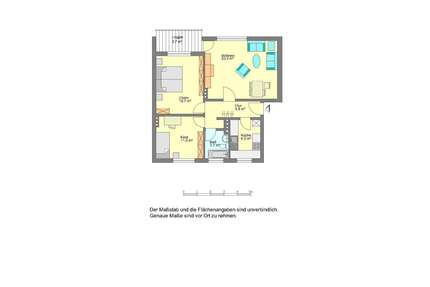 Wohnung zum Mieten in Detmold 539,00 € 76.79 m²