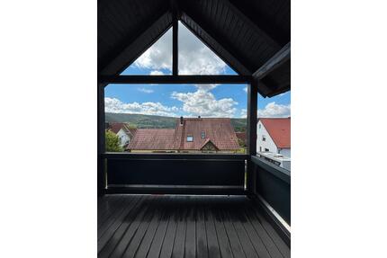 Wunderschöne neue DG Wohnung mit Blick über das schöne Saaletal - Bad Bocklet