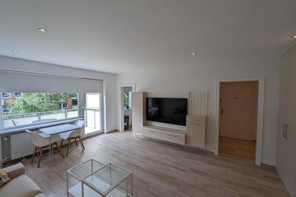 Möblierte Ein-Zimmer-Wohnung in Wandsbek mit Balkon, Garten und hochwertiger Ausstattung (All-Incl.) - Hamburg