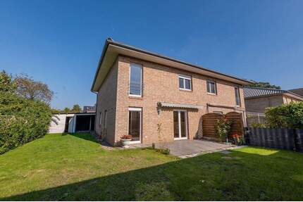 Helle Doppelhaushälfte von 2009 mit Garten - Komfortables Familienwohnen - Himmelpforten