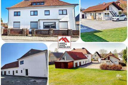 Uetze: 2 Häuser = 3 Wohnungen, 3 Garagen + Carport + potentielles Bauland im Garten