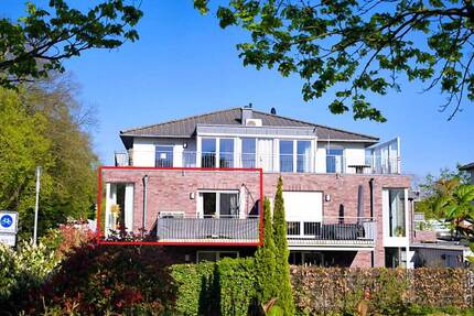 RESERVIERT: TOP- Lage mit einmaligem Wasser-Blick auf den Dortmund- Ems- Kanal: Neuwertige 3 Zi., 95m² Eigentumswohnung in Lingen City - Lingen (Ems)