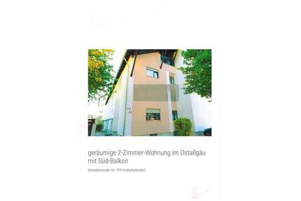 Gepflegte Eigentumswohnung in Marktoberdorf