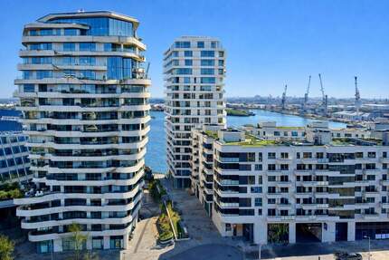Exklusive Wohnung im Marco-Polo-Tower mit schönster Terrasse Hamburgs