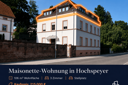 Wohnung zum Kaufen in Hochspeyer 215.000,00 € 106 m²