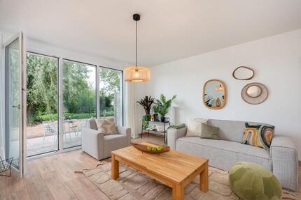 Moderne Doppelhaushälfte mit Garten zur Miete - Erstbezug - Norheim
