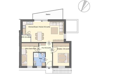 Neubau Wohnung 1. OG in Mittelhof zu vermieten - Wissen