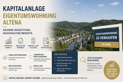 Kapitalanlage! Vermietete Eigentumswohnung mit Blick ins Grüne! - Altena