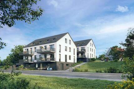SUNHILL - Neubau 3-Zimmer-Wohnung im 1. OG mit Aufzug und Tiefgaragenstellplatz - Erlangen Burgberg