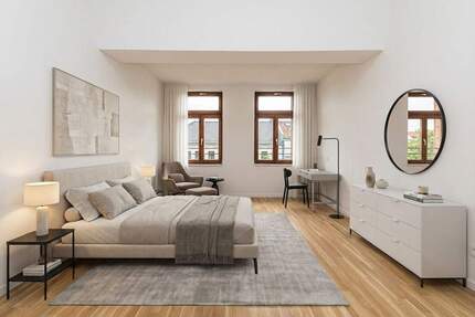 Charmante 2-Zimmer-Dachgeschosswohnung mit Terrasse - Leipzig Gohlis-Mitte