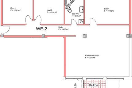 Gepflegte 4-Zimmer-Wohnung mit Balkon in Münster (Hessen)