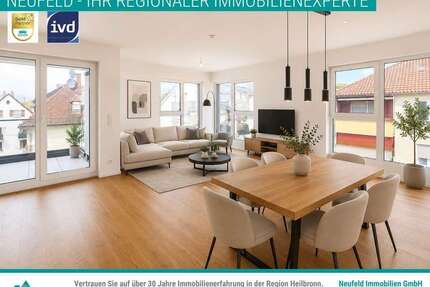 Wohnung zum Mieten in Heilbronn 1.499,00 € 83.87 m²