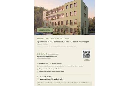 Neubau-Erstbezug. Apartments - jetzt mieten! - Mainz Gonsenheim